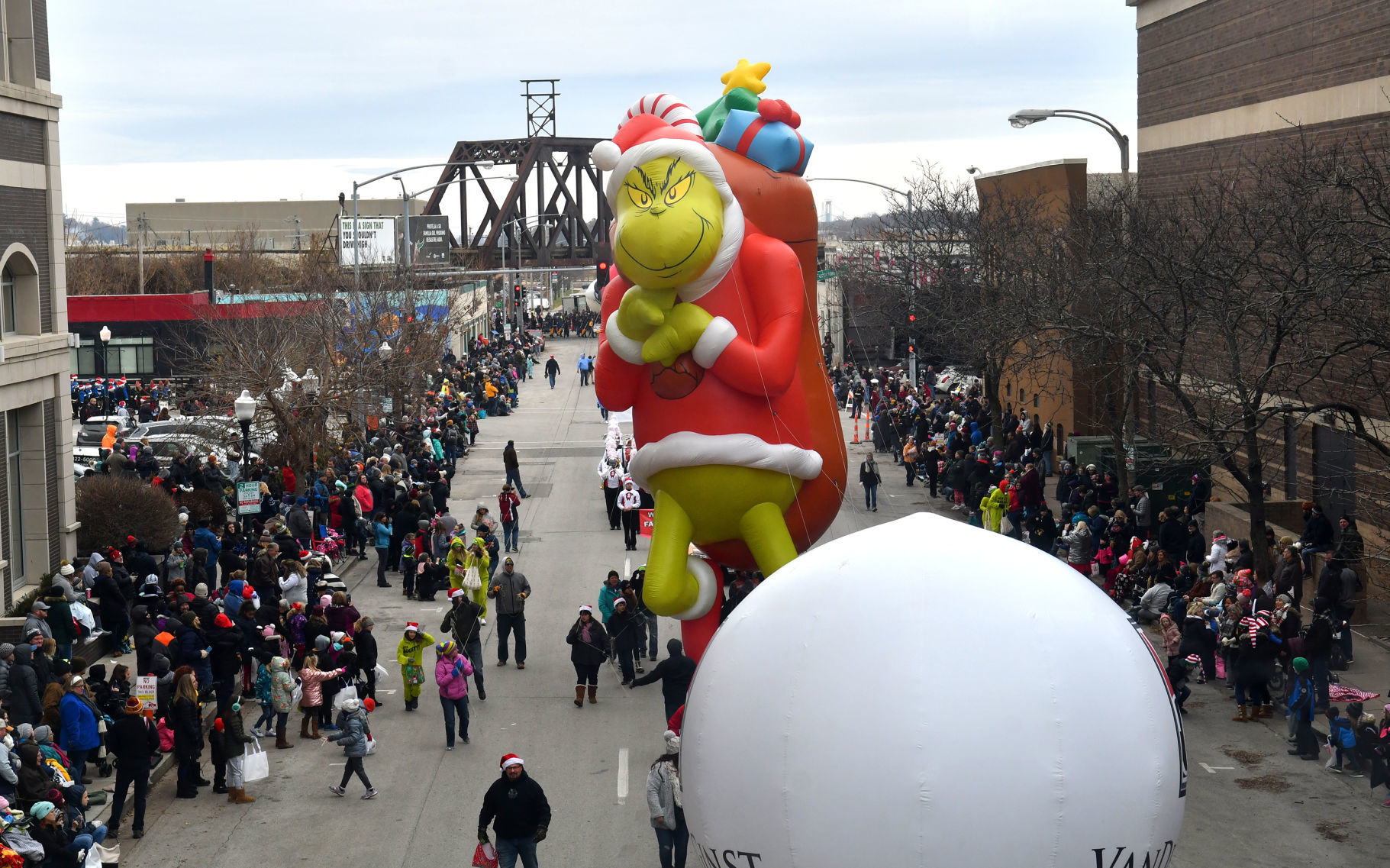 The 27th annual Holiday Parade in downtown Davenport.